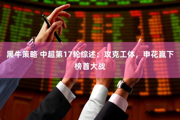 黑牛策略 中超第17轮综述：攻克工体，申花赢下榜首大战